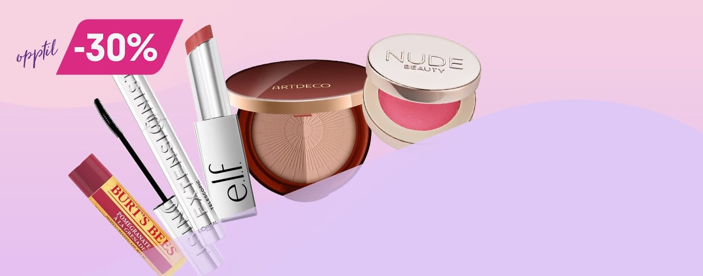 Opptil -30% Vårmakeup som gir glød