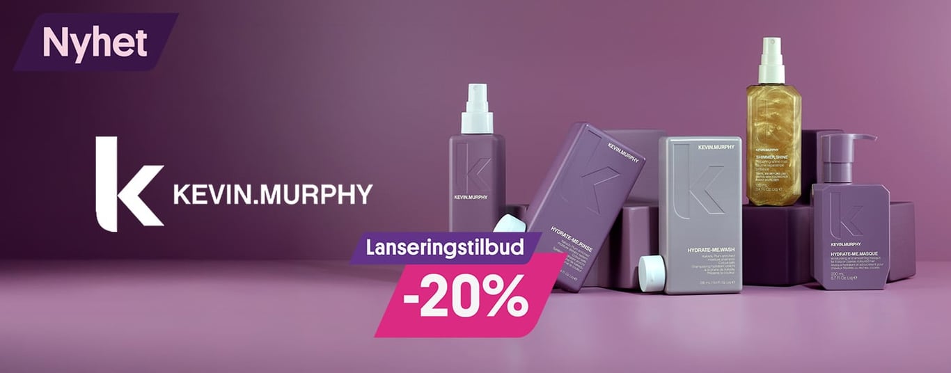 Lanseringstilbud: -20% PÅ alt fra Kevin Murphy