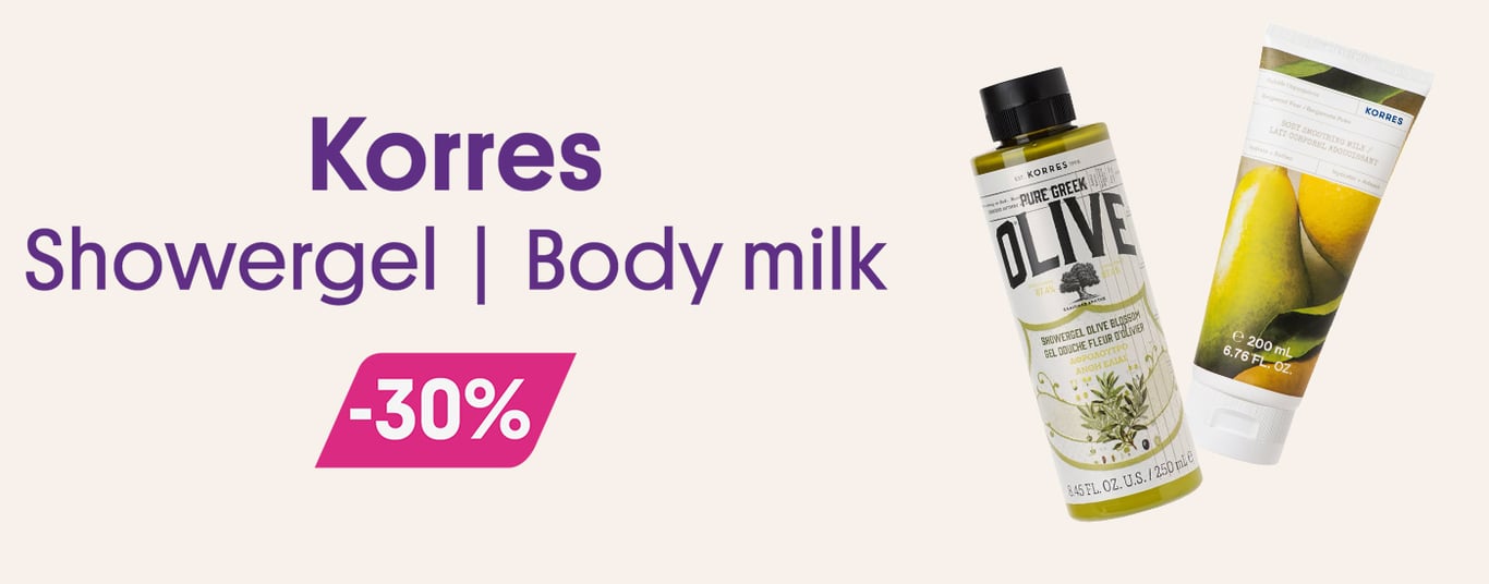 Korres Showergel & Body milk -30%