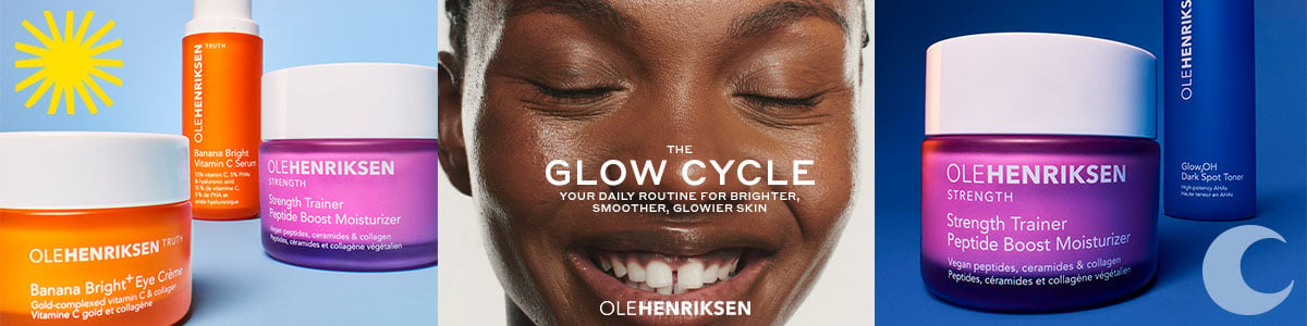 Ole Henriksen Glow Cycle. Bilde av utvalgte favoritter fra Ole Henriksen.