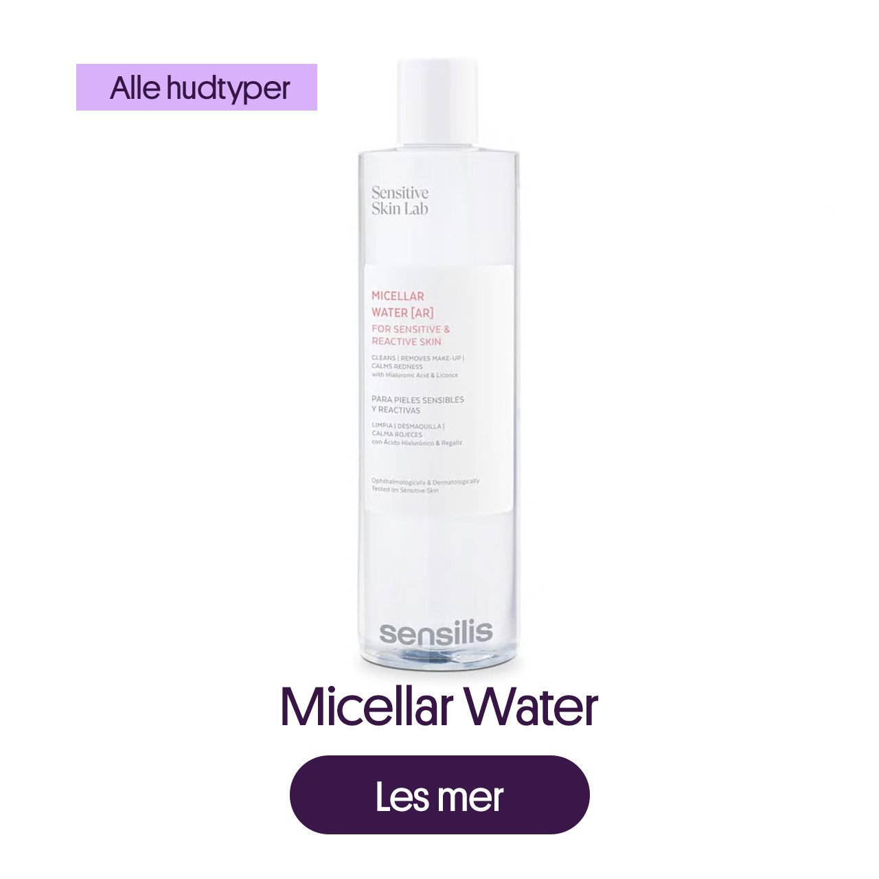 Sensilis Micellar Water