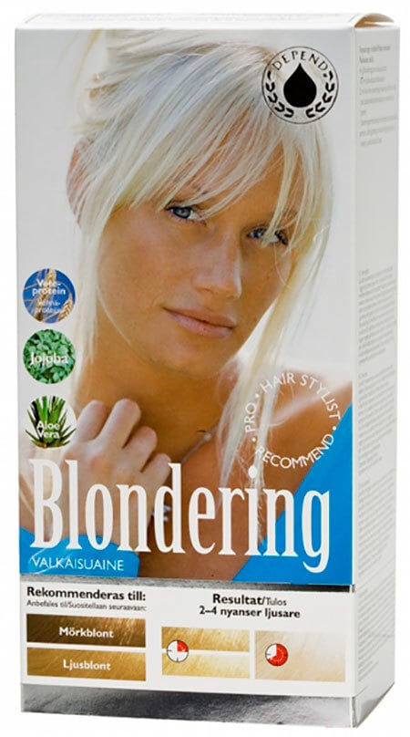 Depend Blondering Mørk-Lysblond med naturlig pleie | Vita.no
