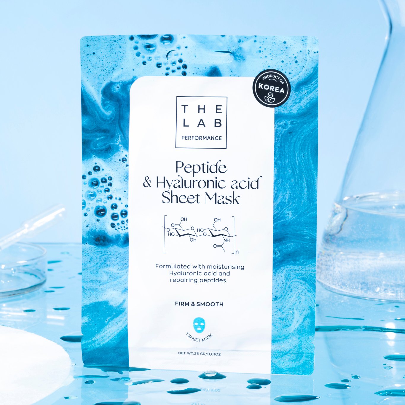 Peptides & Hyaluronic acid Sheet Mask Vita.no