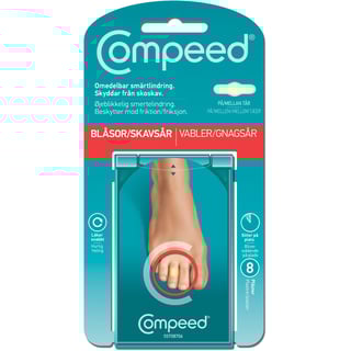 Compeed Gnagsårplaster Tær 8 stk