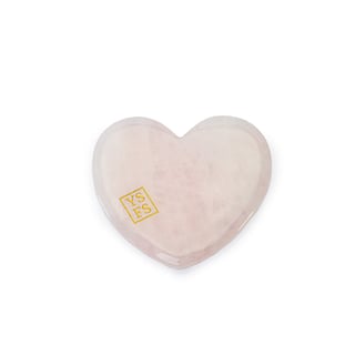 YSFS Gua Sha Rose Quartz Heart