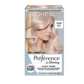 L'Oréal Paris Préférence Le Blonding Acidic Hair Toner Bleached Hair 02 Pearly Boost