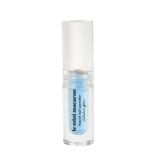 Le Mini Macaron Liquid Nail Powder Celestial Blue