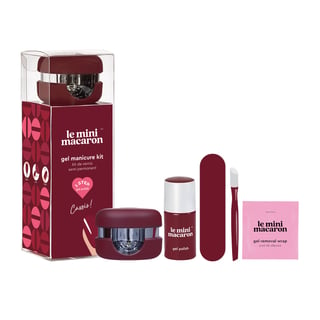 Le Mini Macaron Manicure Kit Cassis