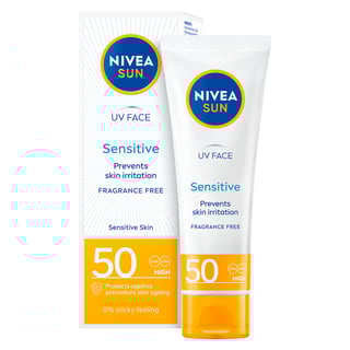 NIVEA Sun Face Sensitive cream SPF50