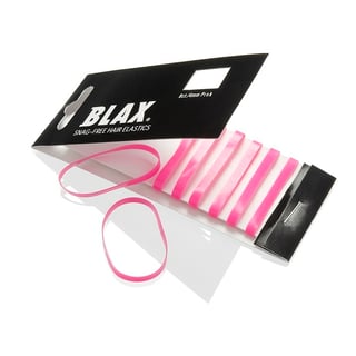 BLAX Snag-Free Hair Elastics Pink 8 Stk