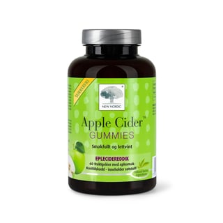 New Nordic Apple Cider Gummies 60stk