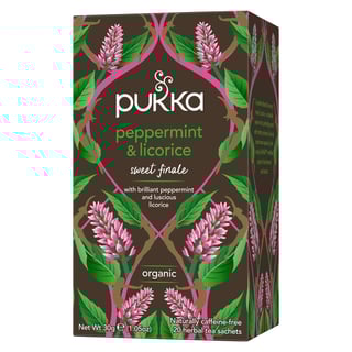 Pukka Peppermint & Licorice Tea 20stk