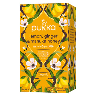 Pukka Lemon, Ginger & Manuka Honey Tea 20stk