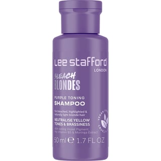 Lee Stafford Bleach Blondes Purple Toning Shampoo Mini - 50ml