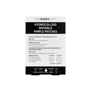 The Inkey List Hydrocolloid Invisible Pimple Patches