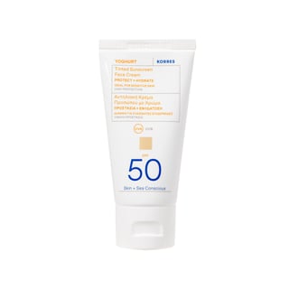 Korres Sun Yoghurt Tinted Sunscreen Face Cream SPF50