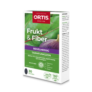 Frukt & Fiber 30 Tabletter