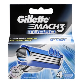 Gillette Mach 3 Turbo 4's