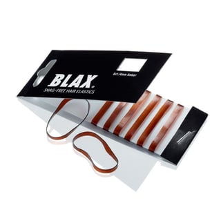 BLAX Snag-Free Hair Elastics Brown 8 Stk