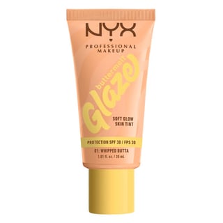 NYX Professional Makeup Buttermelt Glaze Foundation SPF30 01 Whipped Butta