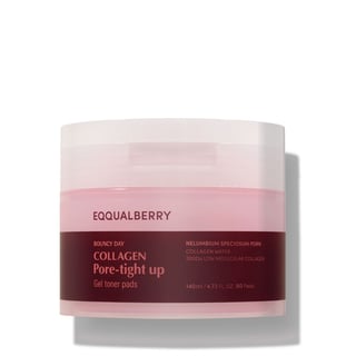 EQQUALBERRY Collagen Pore-Tight up Gel Toner Pads