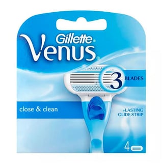 Venus Close & Clean Barberblader 4stk