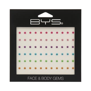 Face & Body Gems Rainbow Small Round