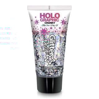 Glitter Me Up Holographic Face & Body Glitter Gel Intergalactic