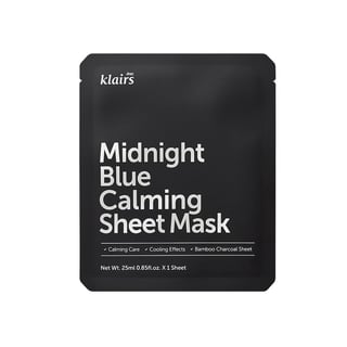 Dear, Klairs Midnight Blue Calming Sheet Mask 25 ml