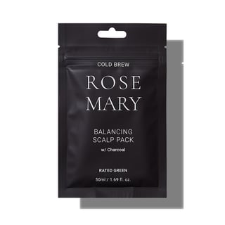 Rated Green Cold Brew Rosemary Balancing Scalp Pack w/ Charcoal 50ml
