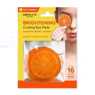 Absolute New York Brightening Orange Eye Pad 16stk