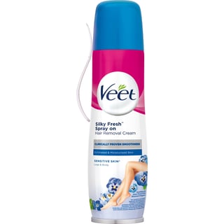 Veet Silky Fresh™ Spray-on Hair Removal Cream Legs&Body Sensitive Skin 150ml