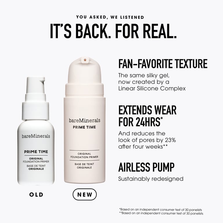 bareMinerals PRIME TIME Original Foundation Primer | Vita.no