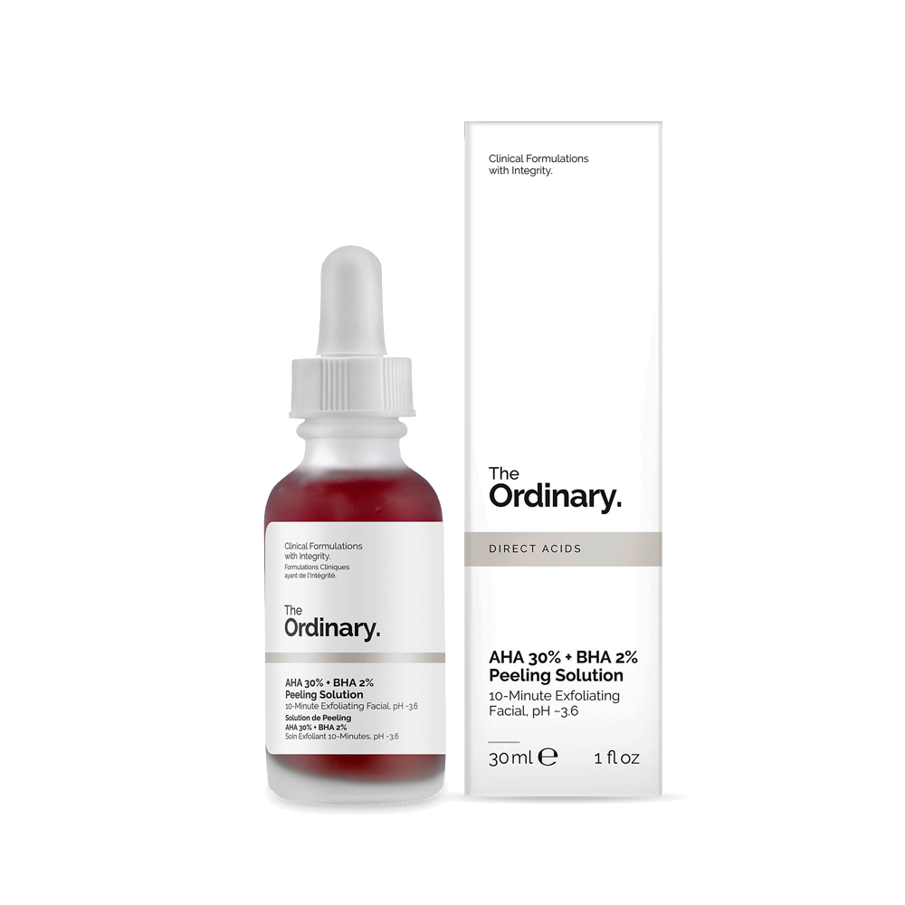 THE ORDINARY DIRECT ACIDS AHA 30% + BHA 2% PEELING SOLUTION | Vita.no