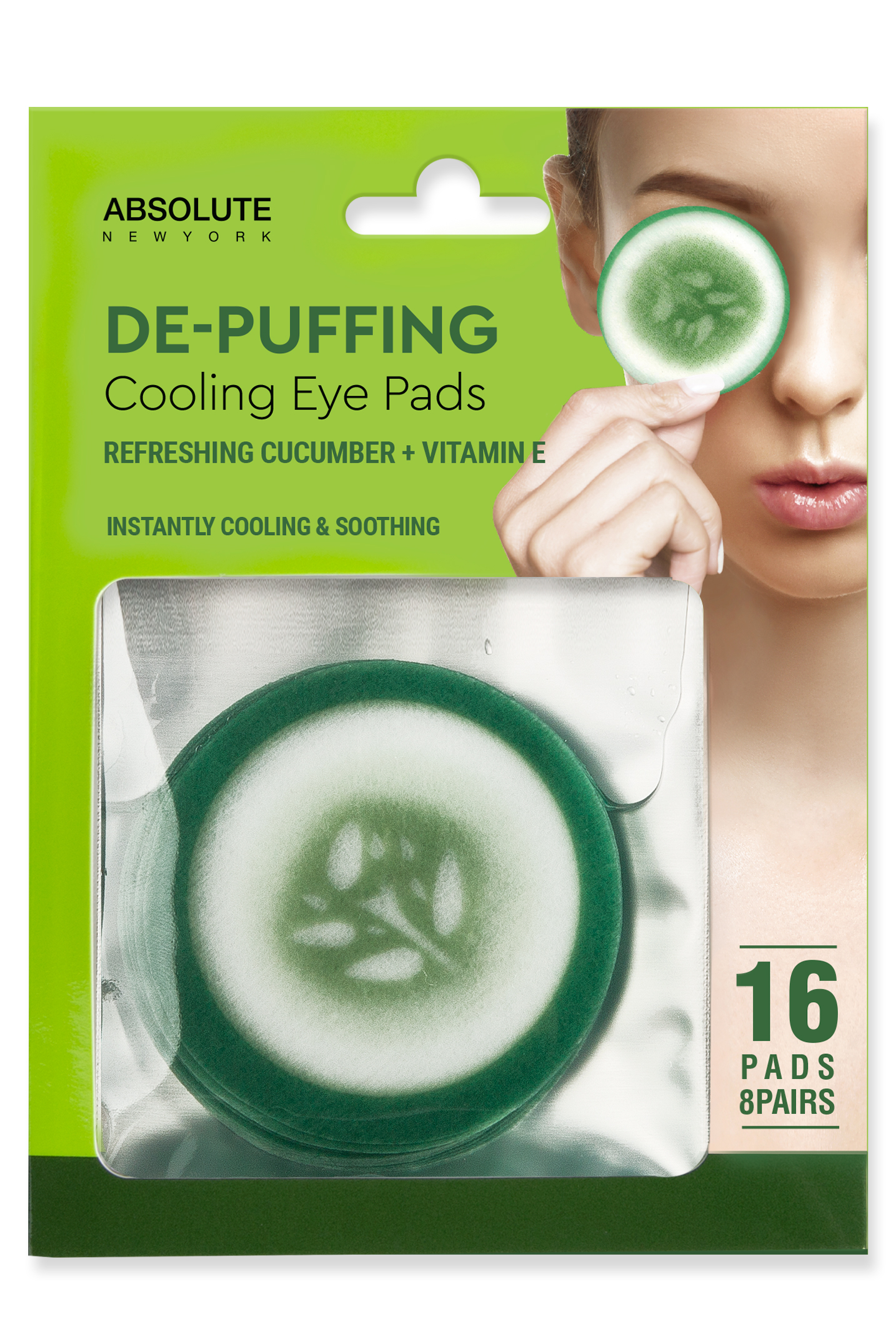 Absolute New York Cooling Eye Pads Vita.no