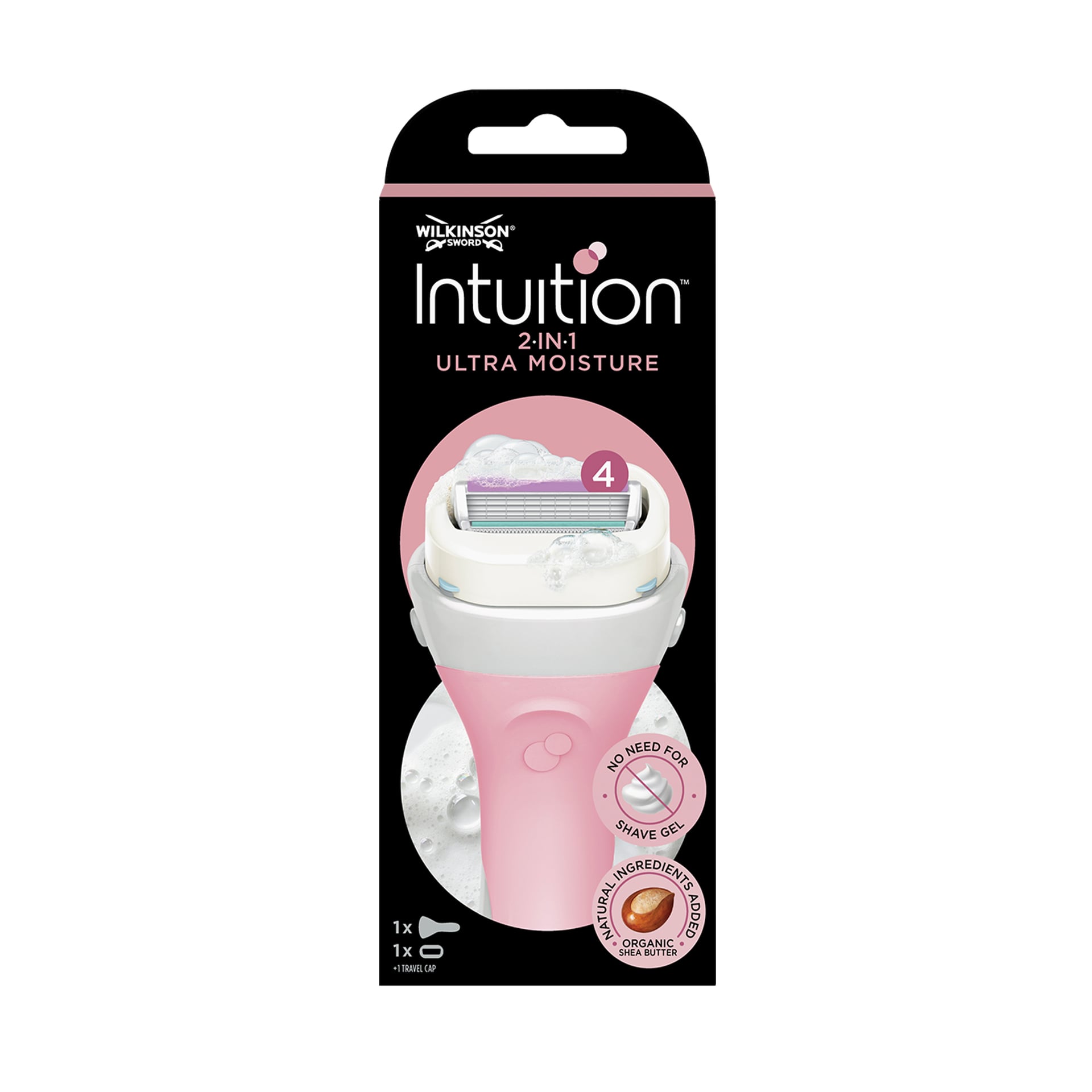 Gillette Intuition Razor Intuition 2-in-1 Ultra Moisture Razor | Vita.no