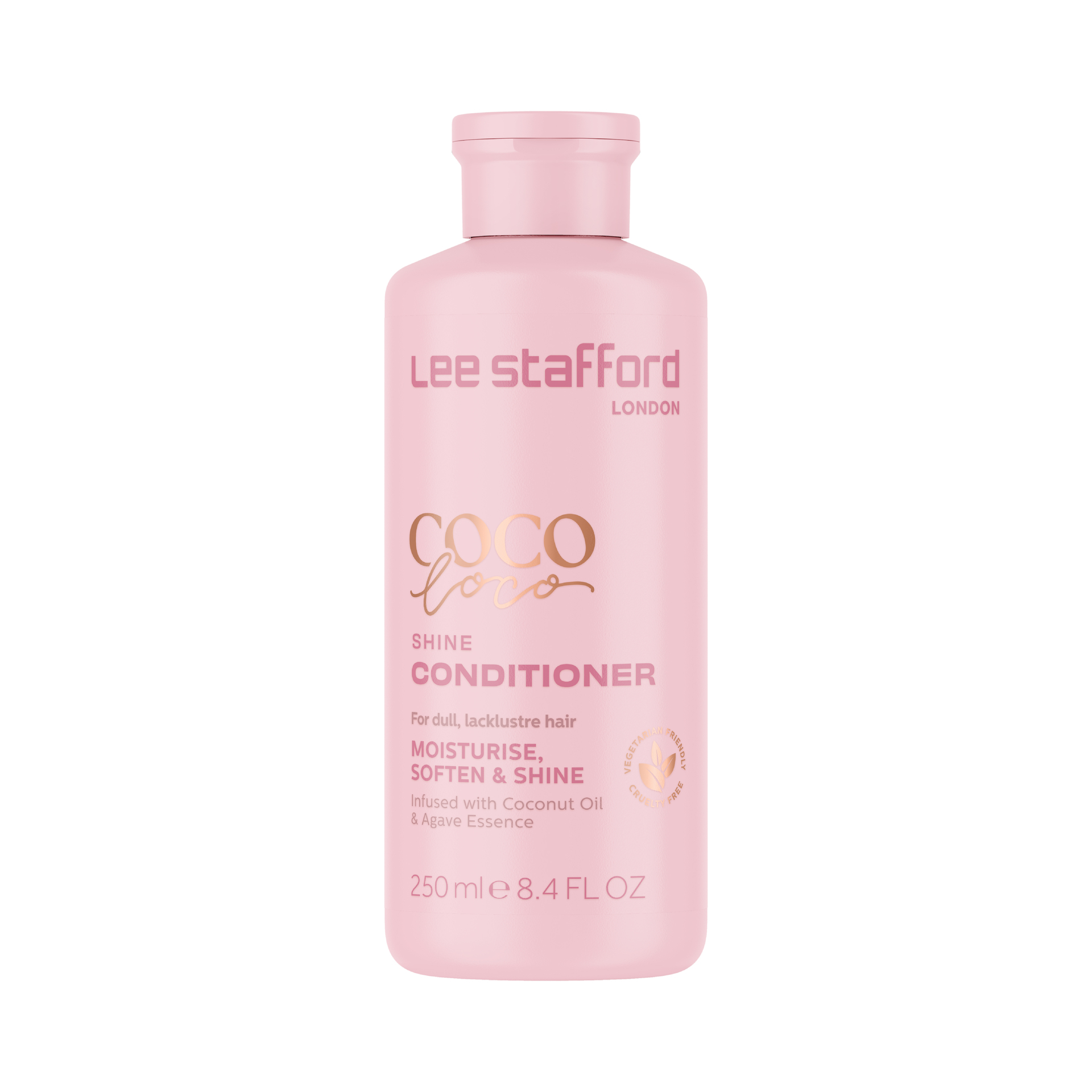 Lee Stafford Coco Loco Agave Coconut Shine Mask – Haarkur Mit Kokosöl, 200 Ml, Für Glänzendes, Gepflegtes Haar