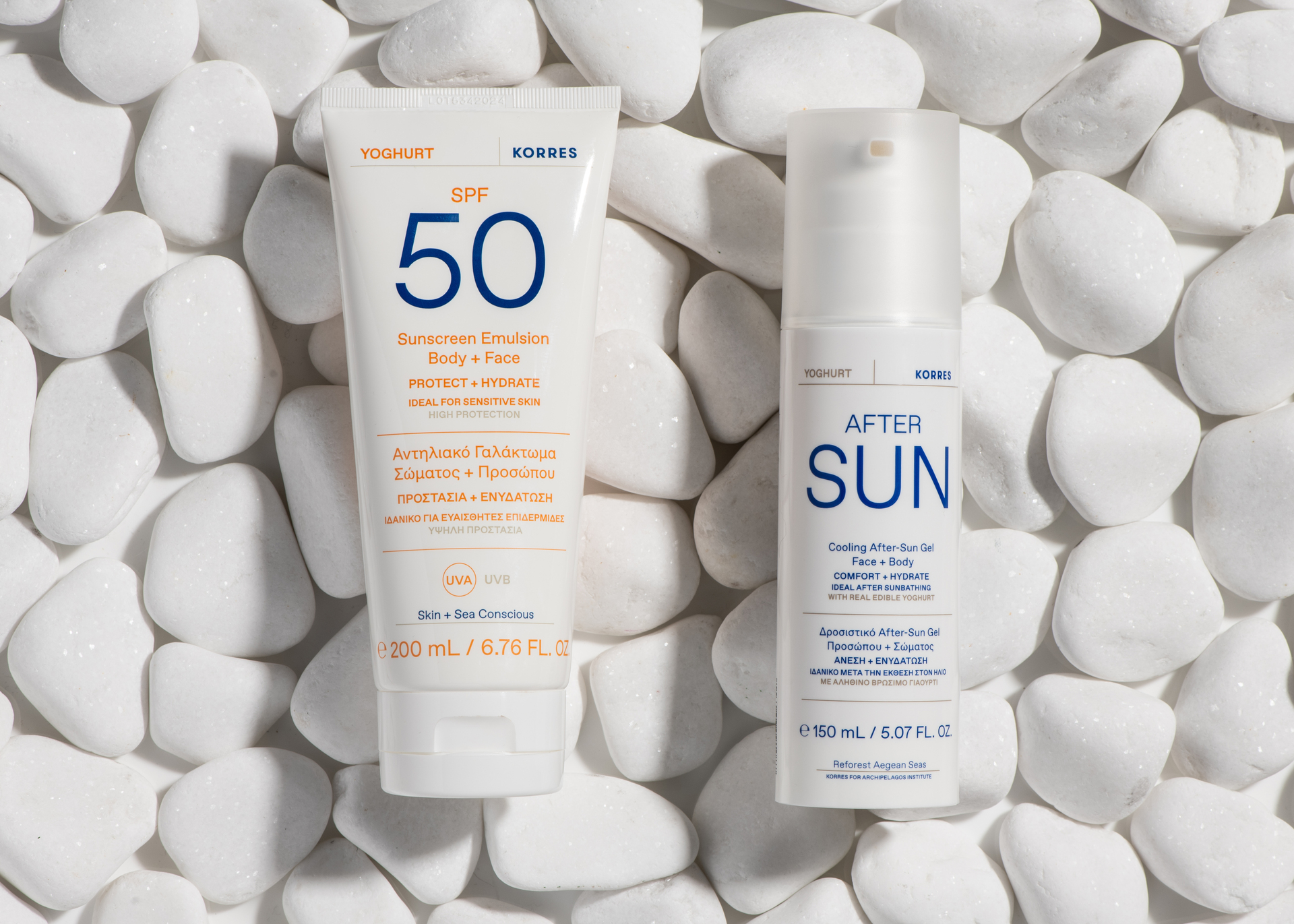 Korres Sun Yoghurt Sunscreen Emulsion Body + Face SPF50 200ml
