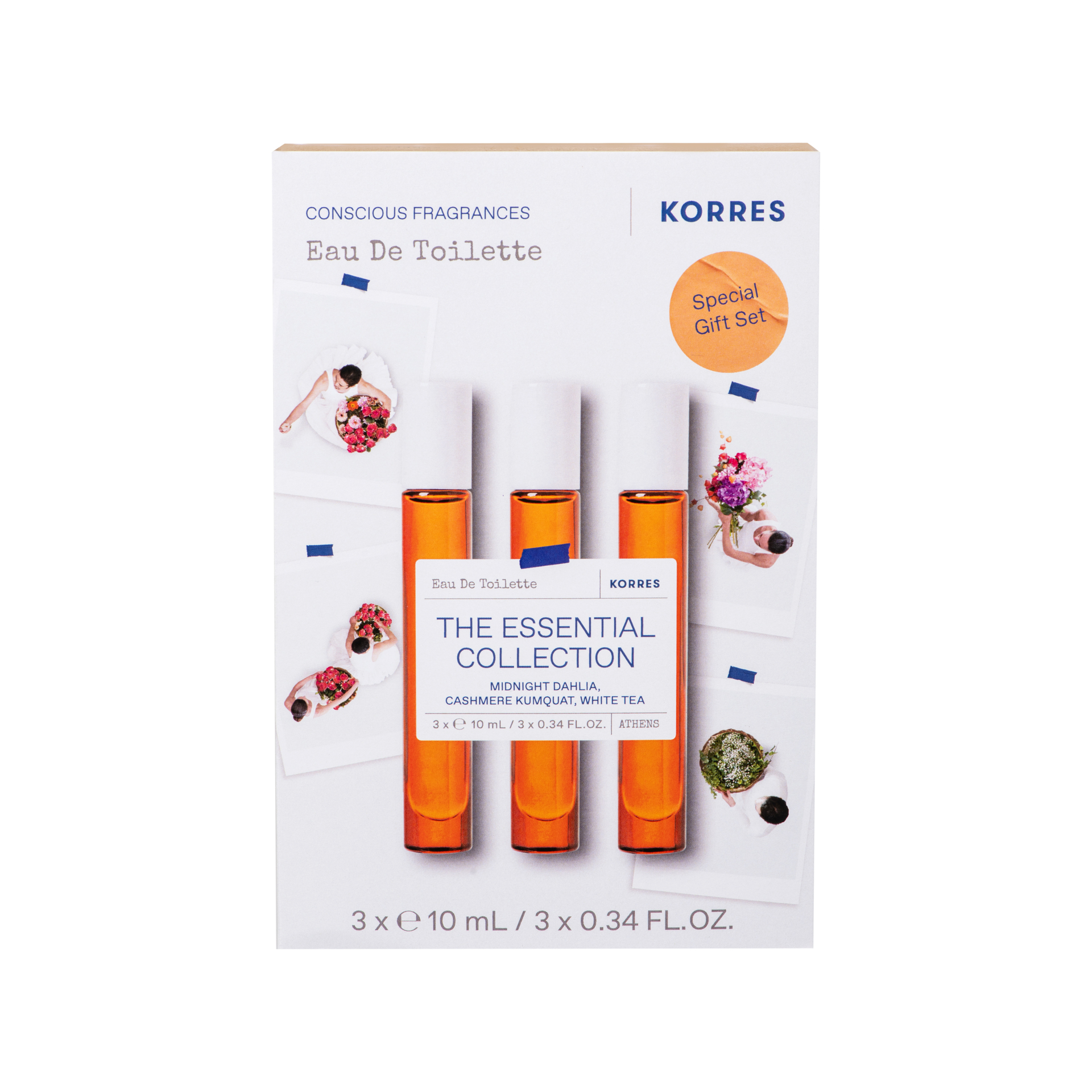 Set Voyage KORRES - Mini Shampoing 40 Ml + Mini Nettoyant Corporel 40 Ml - Neuf