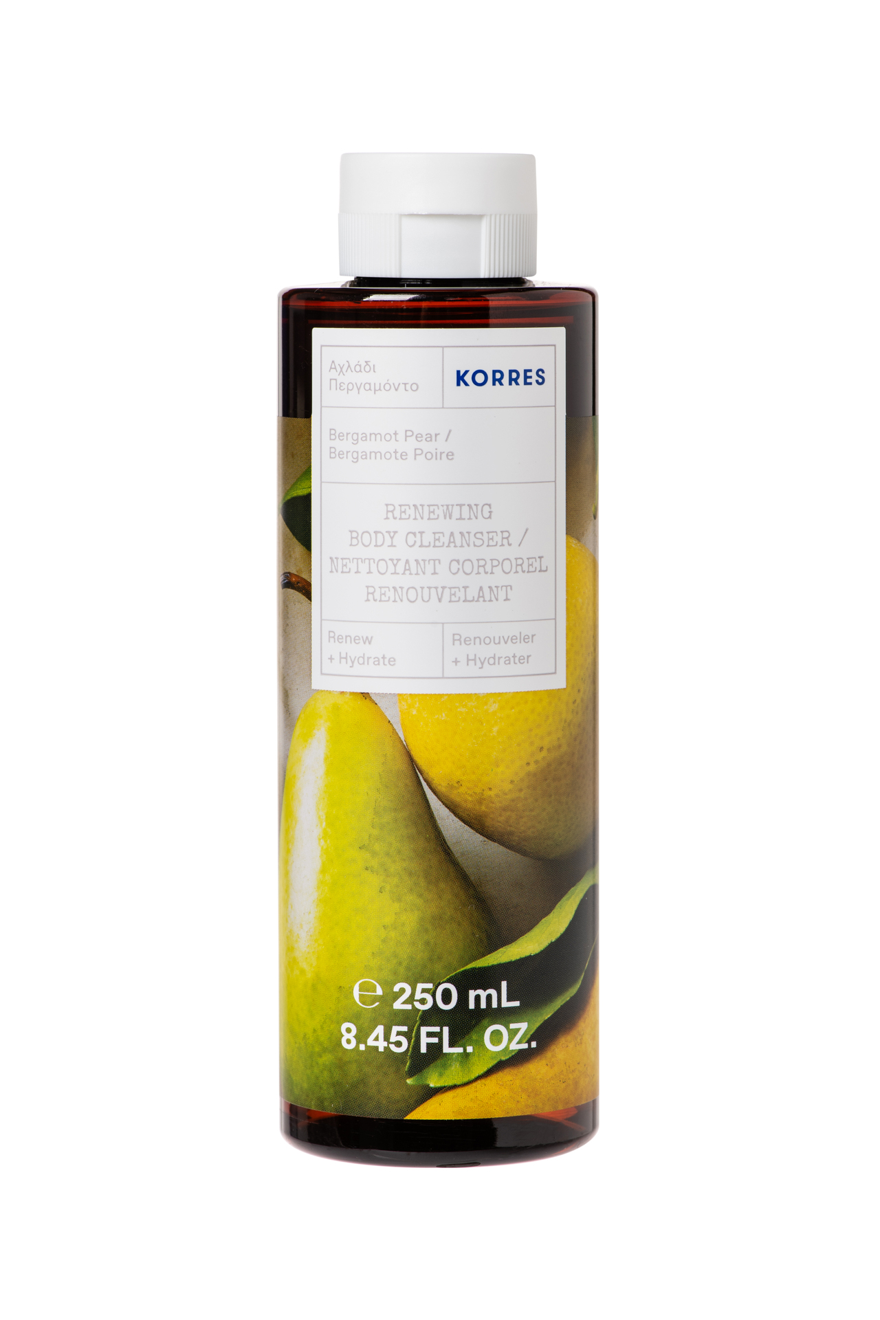 Korres Bergamot Pear Showergel 250ml Vita.no