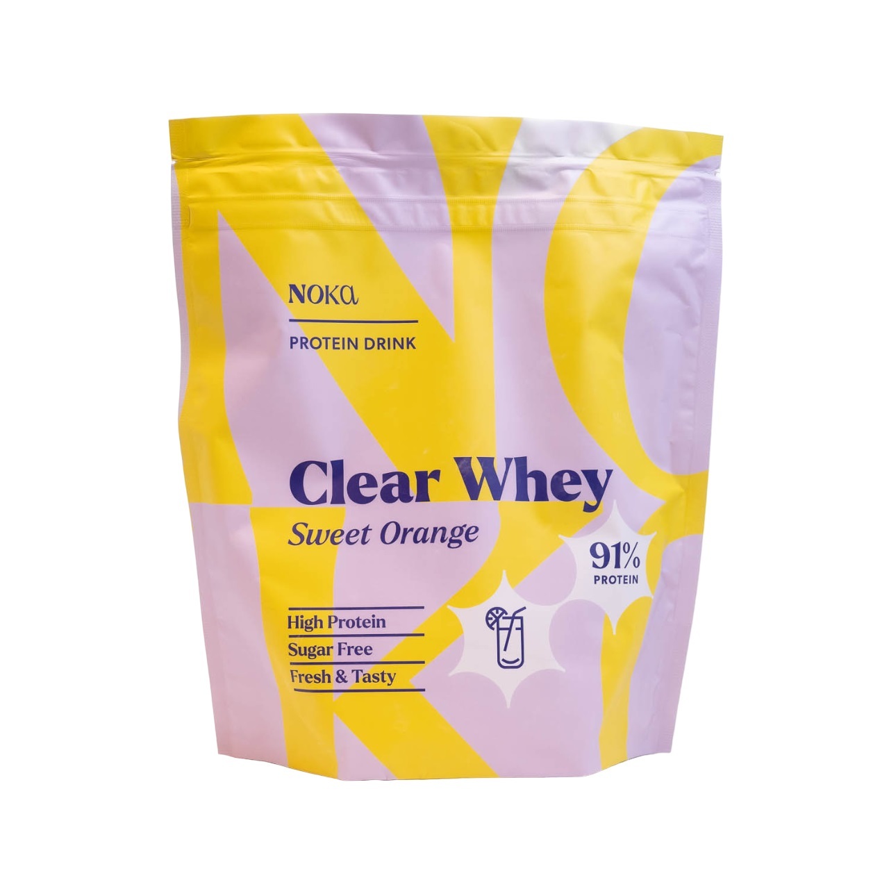 NOKA Protein Clear Whey Sweet Orange 400g | Vita.no