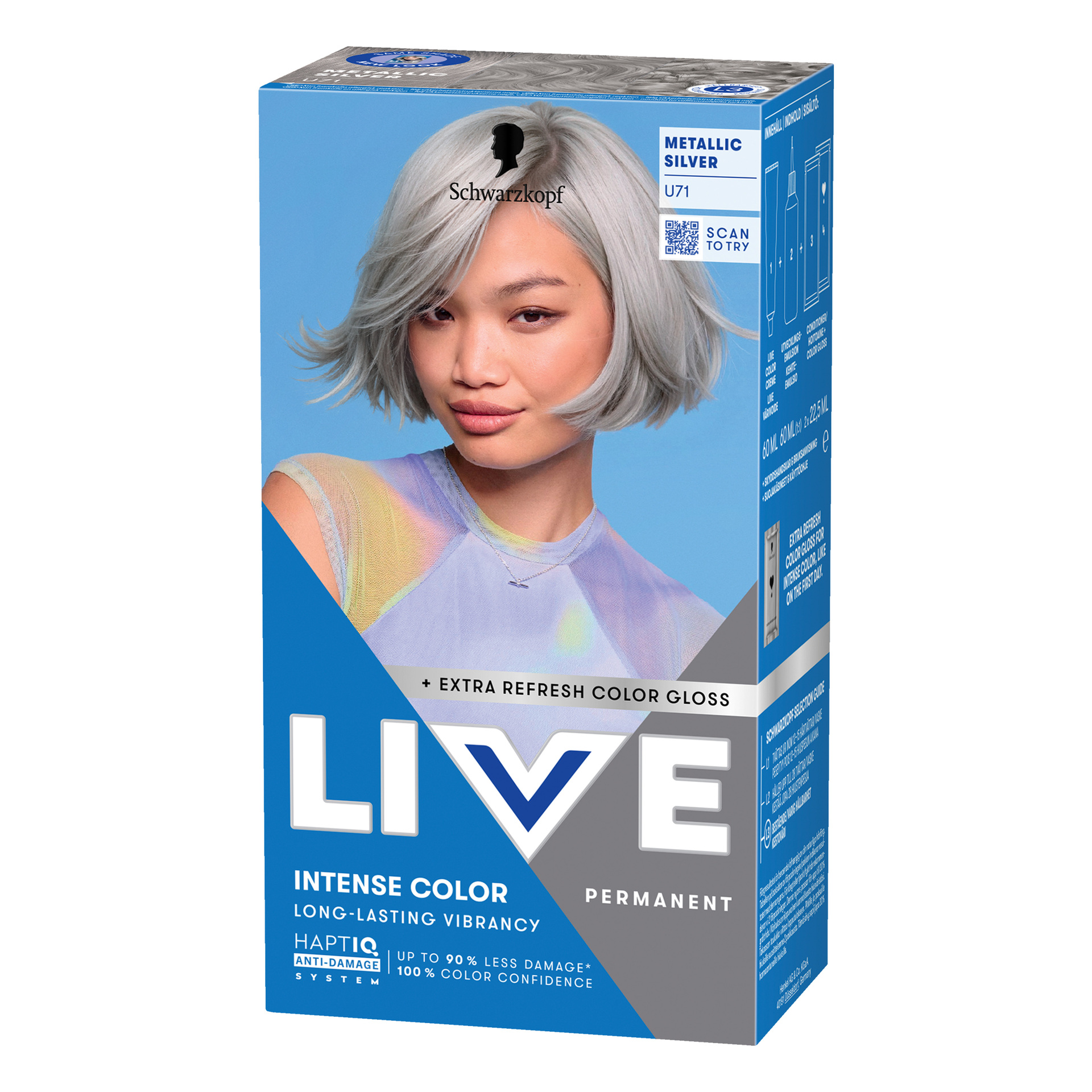 Schwarzkopf Live UM U71 Metallic Silver | Vita.no