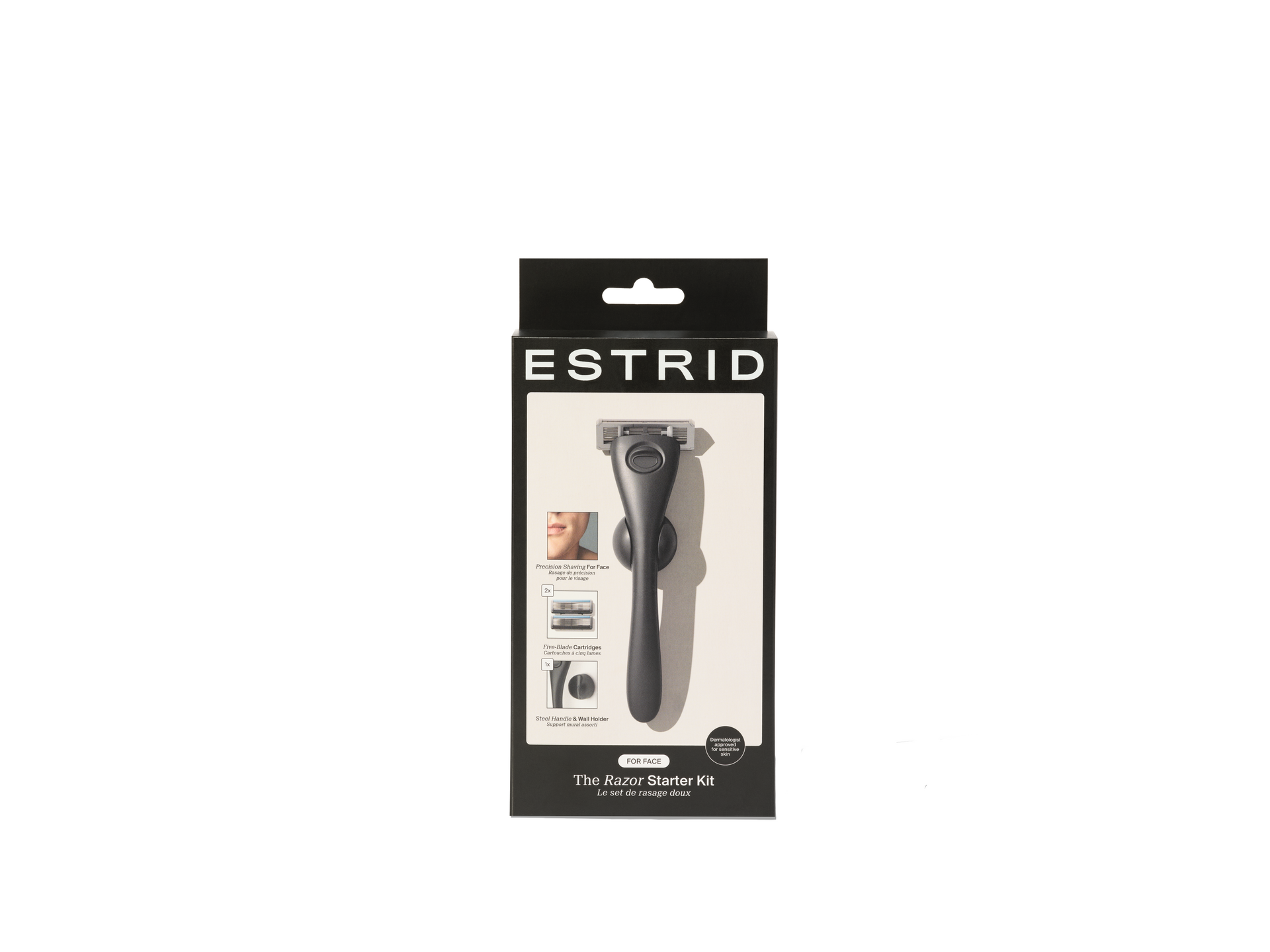 Estrid The Face Razor Starter Kit Onyx | Vita.no