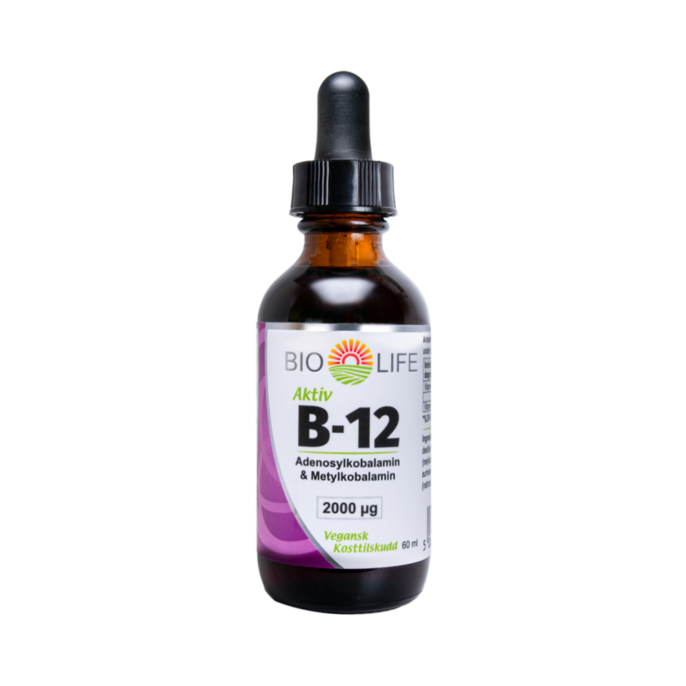 Bio Life B-12 - Kosttilskudd for energi og velvære | Vita.no