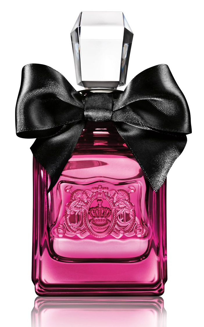 Духи черно розовые. Juicy Couture Viva la juicy Noir. Парфюмерная вода juicy Couture juicy Couture. Juicy Couture Viva с чёрным бантиком. Духи в розовом флаконе.